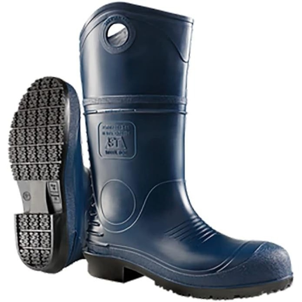 Dunlop Unisex DuraPro Plain Toe Blue Work Boots #89085 - Sz Men's 6, Women's 8